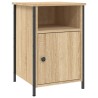 Tables de chevet 2pcs chêne sonoma 40x42x60cm bois d'ingénierie 583481583481