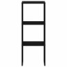 Bibliothèque empilable chêne noir 30x30x80 cm bois d'ingénierie 583487583487
