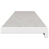 Appui de fenêtre Texture marbre 120 x 20 x 4,5 cm PVC 583492583492