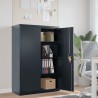 Classeur anthracite 90x40x140 cm acier 583505583505