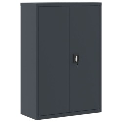 Classeur anthracite 90x40x140 cm acier 583505583505