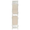 Cloison de séparation 6 panneaux Crème 210x165 cm Tissu 583511583511