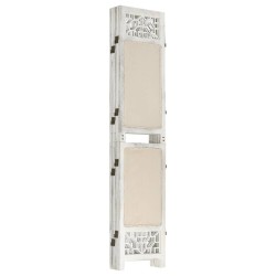 Cloison de séparation 6 panneaux Crème 210x165 cm Tissu 583511583511