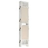 Cloison de séparation 6 panneaux Crème 210x165 cm Tissu 583511583511