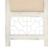 Cloison de séparation 6 panneaux Crème 210x165 cm Tissu 583511583511