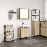 Ensemble de meubles de salle de bain 2 pcs en bois d'ingénierie chêne Sonoma 583582583582