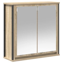 Ensemble de meubles de salle de bain 2 pcs en bois d'ingénierie chêne Sonoma 583582583582