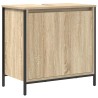 Ensemble de meubles de salle de bain 2 pcs en bois d'ingénierie chêne Sonoma 583582583582