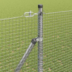 Clôture en fil soudé avec pointes 25 x 1,5 m Acier galvanisé 583584583584