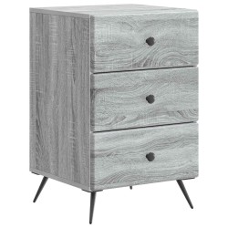 Cabinet de chevet avec tiroir Sonoma gris 43 x 41 x 66,5 cm 583603583603