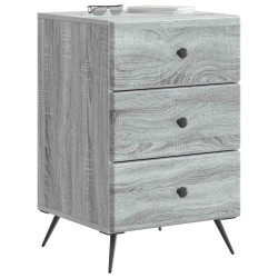 Cabinet de chevet avec tiroir Sonoma gris 43 x 41 x 66,5 cm 583603583603