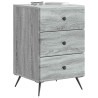 Cabinet de chevet avec tiroir Sonoma gris 43 x 41 x 66,5 cm 583603583603