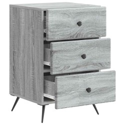 Cabinet de chevet avec tiroir Sonoma gris 43 x 41 x 66,5 cm 583603583603