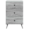 Cabinet de chevet avec tiroir Sonoma gris 43 x 41 x 66,5 cm 583603583603