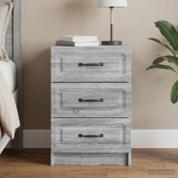 Cabinet de chevet avec tiroir Sonoma gris 43 x 41 x 63,5 cm 583617583617