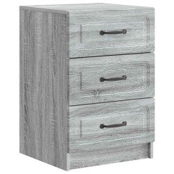 Cabinet de chevet avec tiroir Sonoma gris 43 x 41 x 63,5 cm 583617583617