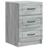 Cabinet de chevet avec tiroir Sonoma gris 43 x 41 x 63,5 cm 583617583617