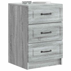 Cabinet de chevet avec tiroir Sonoma gris 43 x 41 x 63,5 cm 583617583617