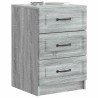 Cabinet de chevet avec tiroir Sonoma gris 43 x 41 x 63,5 cm 583617583617