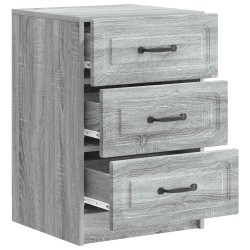 Cabinet de chevet avec tiroir Sonoma gris 43 x 41 x 63,5 cm 583617583617