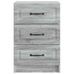 Cabinet de chevet avec tiroir Sonoma gris 43 x 41 x 63,5 cm 583617583617