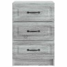Cabinet de chevet avec tiroir Sonoma gris 43 x 41 x 63,5 cm 583617583617