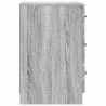 Cabinet de chevet avec tiroir Sonoma gris 43 x 41 x 63,5 cm 583617583617