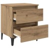 Cabinet de chevet 2 pc Chêne artisanal 40 x 35 x 50 cm 583620583620