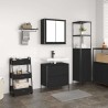 Ensemble de meubles de salle de bain 2 pcs en chêne noir et bois d'ingénierie 583628583628