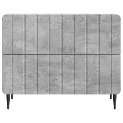 Cabinet de chevet avec tiroir Gris béton 62 x 34,5 x 49,5 cm 583630583630