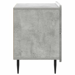 Cabinet de chevet avec tiroir Gris béton 62 x 34,5 x 49,5 cm 583630583630