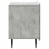 Cabinet de chevet avec tiroir Gris béton 62 x 34,5 x 49,5 cm 583630583630