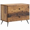Cabinet de chevet avec tiroir Bois ancien 62 x 34,5 x 47,5 cm 583637583637