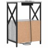 Cabinet de chevet avec tiroir 2 pcs Gris Sonoma 40 x 31 x 60 cm 583639583639