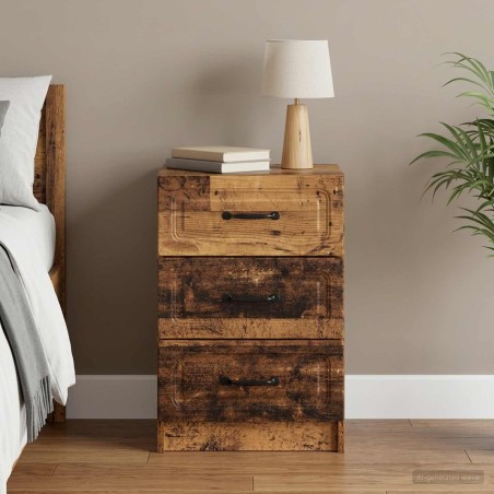 Cabinet de chevet avec tiroir Bois ancien 43 x 41 x 63,5 cm 583640583640
