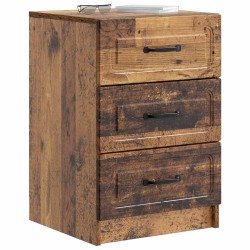 Cabinet de chevet avec tiroir Bois ancien 43 x 41 x 63,5 cm 583640583640