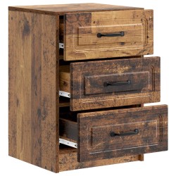 Cabinet de chevet avec tiroir Bois ancien 43 x 41 x 63,5 cm 583640583640