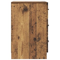 Cabinet de chevet avec tiroir Bois ancien 43 x 41 x 63,5 cm 583640583640