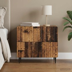 Cabinet de chevet avec tiroir Bois ancien 62 x 34,5 x 49,5 cm 583641583641