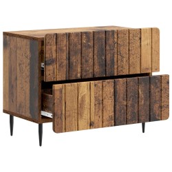Cabinet de chevet avec tiroir Bois ancien 62 x 34,5 x 49,5 cm 583641583641