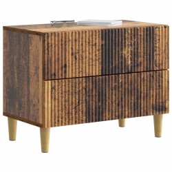 Cabinet de chevet avec tiroir Bois ancien 62 x 34,5 x 48 cm 583642583642