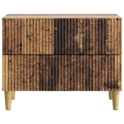 Cabinet de chevet avec tiroir Bois ancien 62 x 34,5 x 48 cm 583642583642