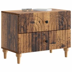 Cabinet de chevet avec tiroir Bois ancien 62 x 34,5 x 48 cm 583644583644