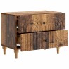 Cabinet de chevet avec tiroir Bois ancien 62 x 34,5 x 48 cm 583644583644