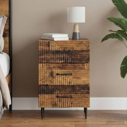 Cabinet de chevet avec tiroir Bois ancien 43 x 41 x 66,5 cm 583645583645