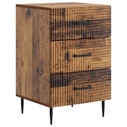 Cabinet de chevet avec tiroir Bois ancien 43 x 41 x 66,5 cm 583645583645