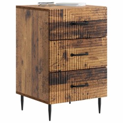 Cabinet de chevet avec tiroir Bois ancien 43 x 41 x 66,5 cm 583645583645