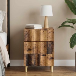 Cabinet de chevet avec tiroir Bois ancien 43 x 41 x 66,5 cm 583646583646