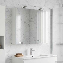 Armoire Miroir de Salle de Bain Blanc 80 x 14.5 x 70 cm 583649583649