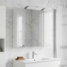 Armoire Miroir de Salle de Bain Blanc 80 x 14.5 x 70 cm 583649583649